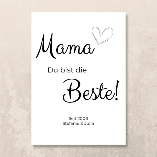 Poster "Beste Mutter"